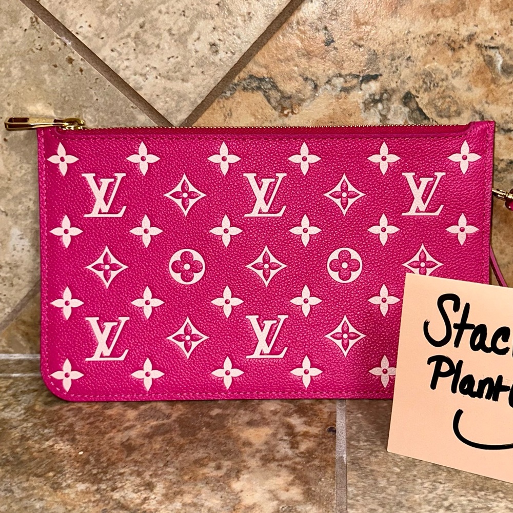 Louis Vuitton Spring in the City Neverfull Wristlet Pouch